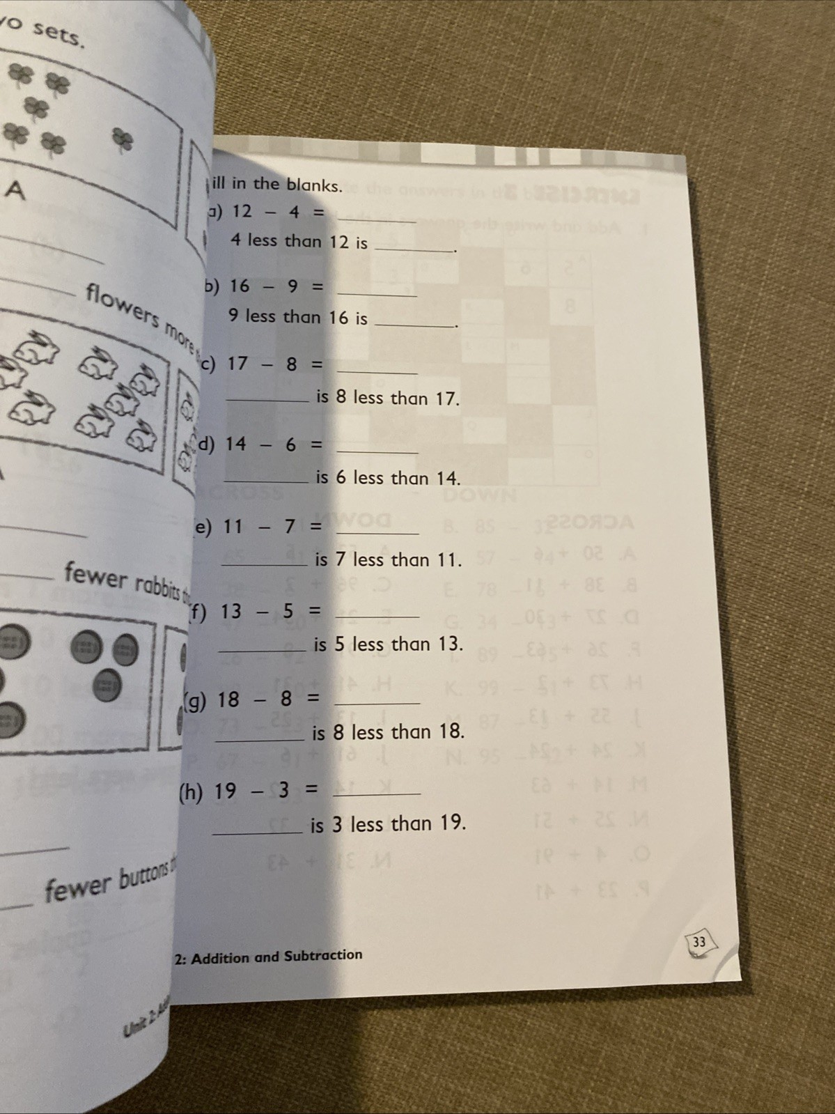 Primary Mathematics 2A, Workbook, Standards Edition