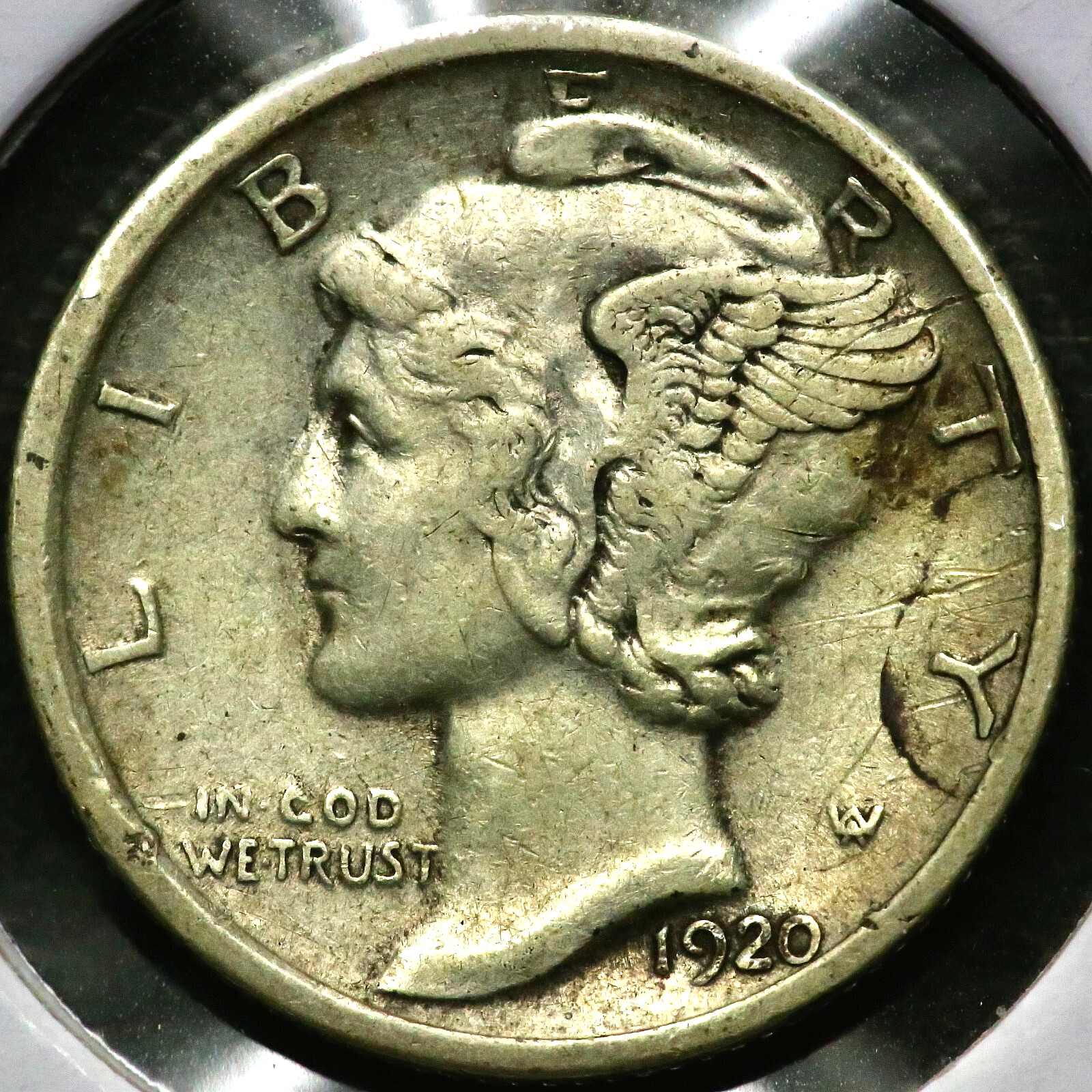 1920-S Mercury Head Dime 10 Cents R1141