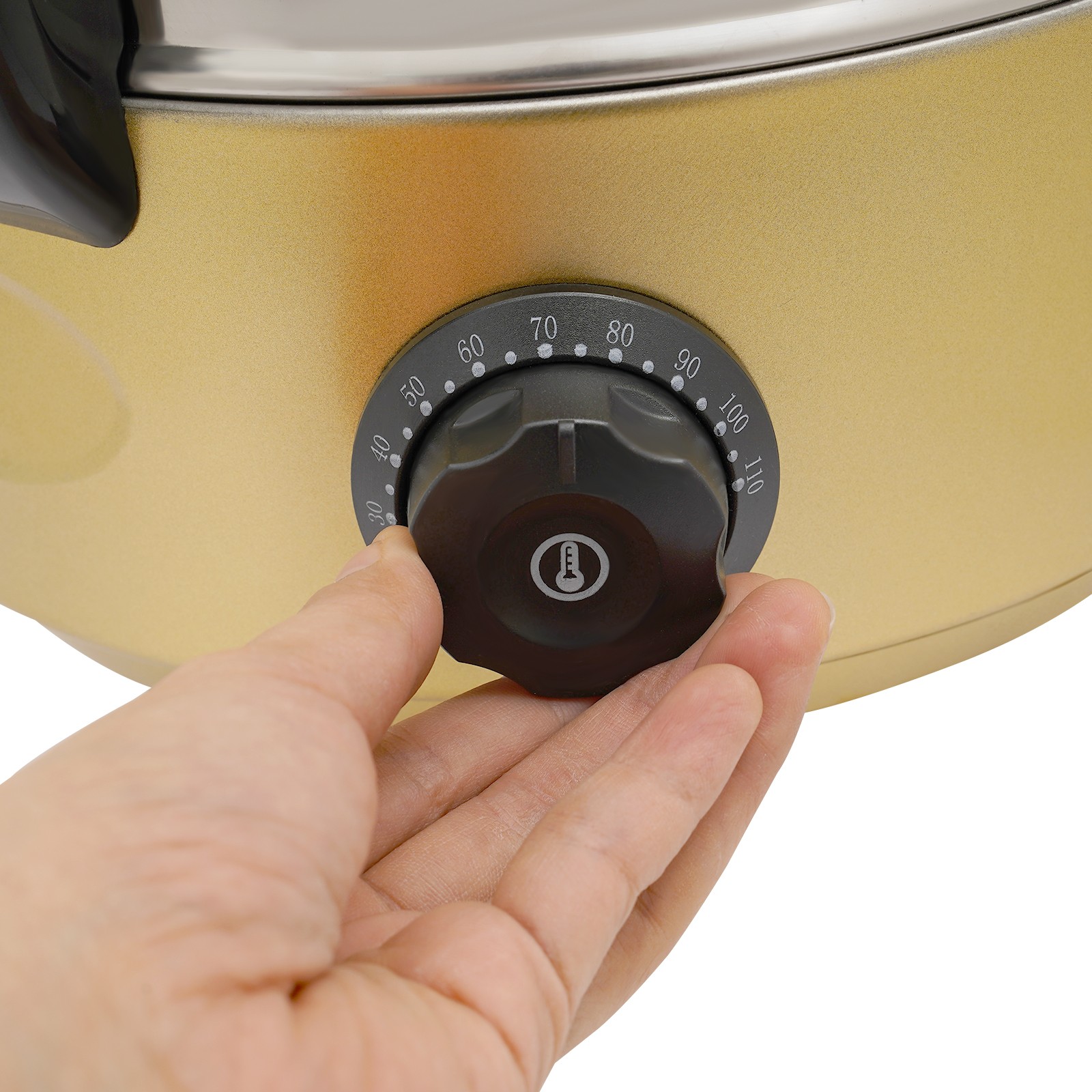 Modern Gold 7.4 Gallon Coffee Dispenser with Temperature Control