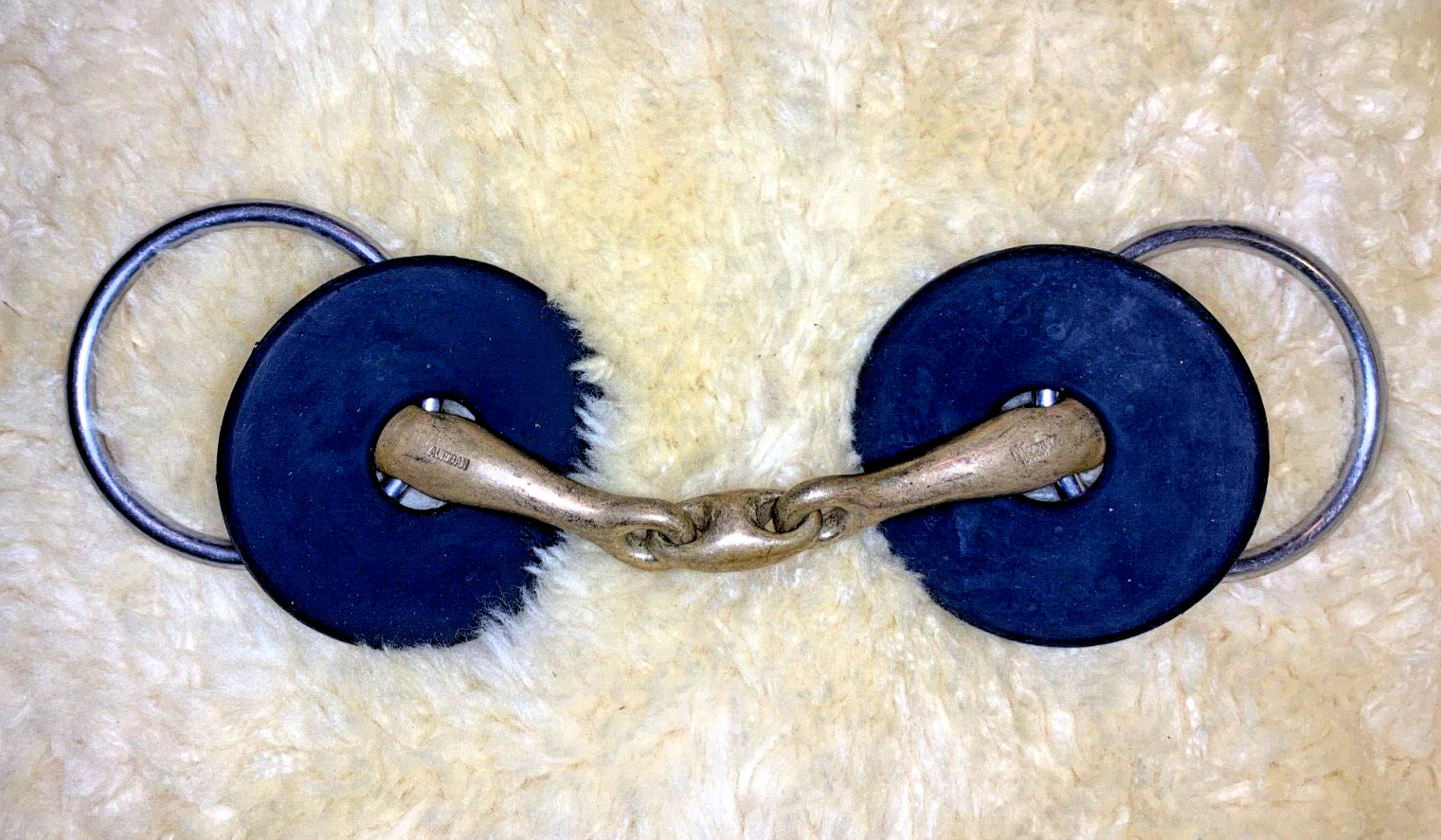 5.5 Inch Herm Sprenger AURIGAN Lozenge Link Horse Bit ~ Marked: KK ULTRA