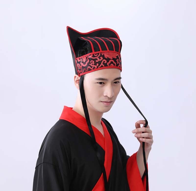 Hanfu Hat Headdress Men Ancient Hat Chinese Traditional Headdress New Adult