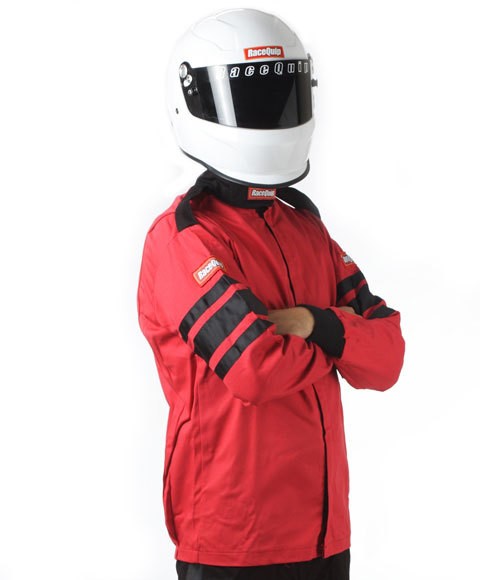 RaceQuip Single Layer Racing Driver Fire Suit Jacket SFI 3.2A/ 1 Red 2X-Large