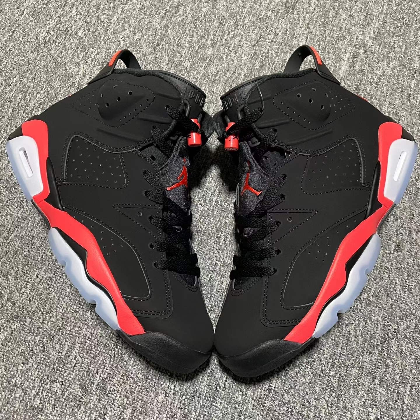 Air Jordan 6 Infrared Black Red Retro Basketball Shoes