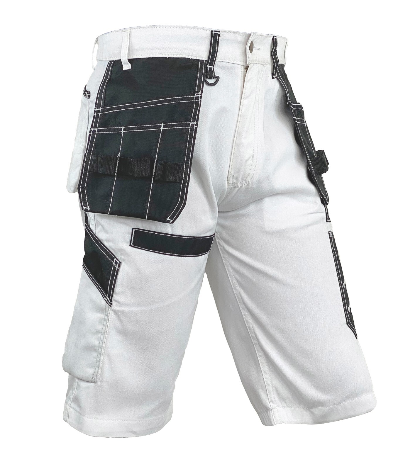 Mens Holster Pocket Combat Cargo Work Short Painter Tactical Work Working Shorts