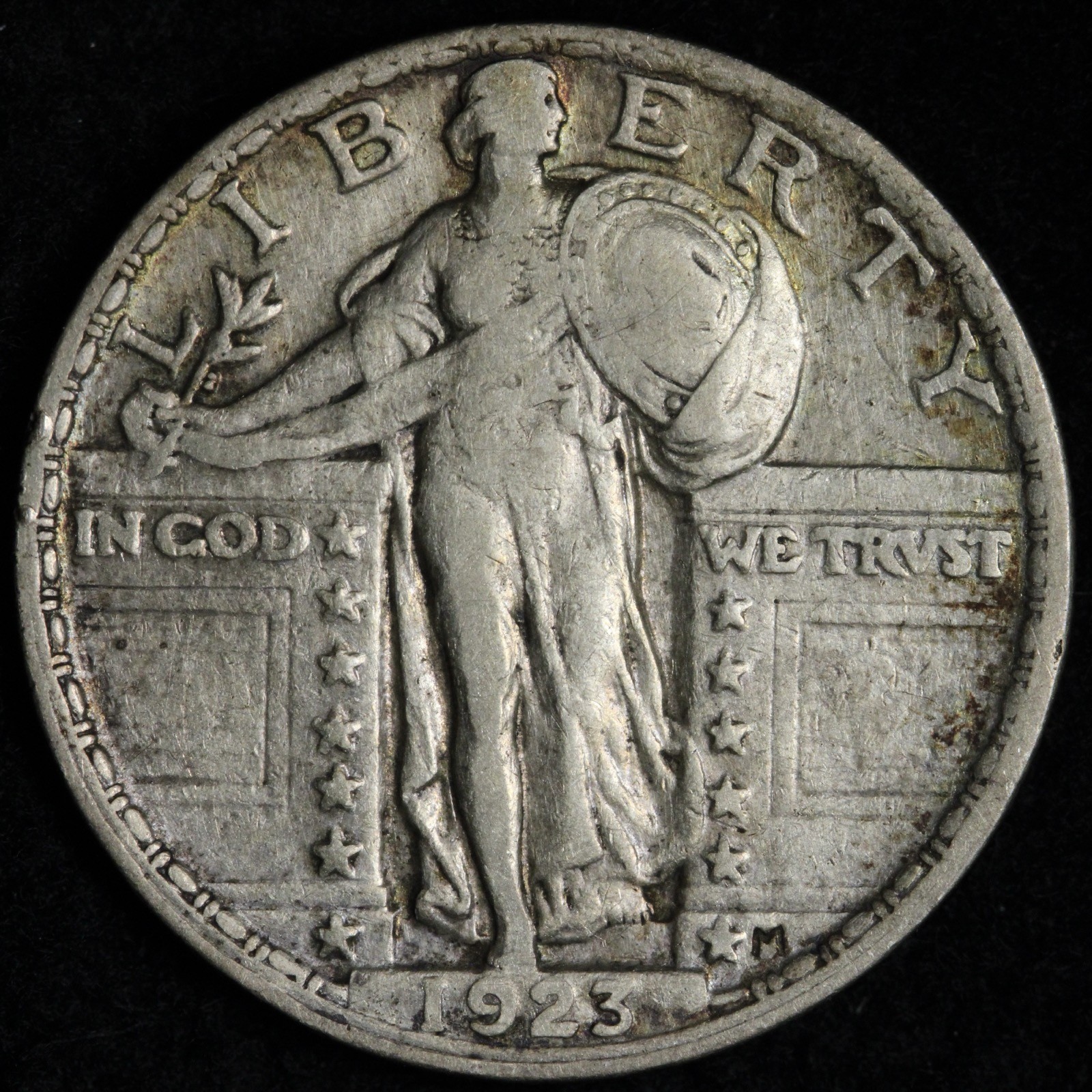 1923 Standing Liberty Silver Quarter XF+ E294 AREX