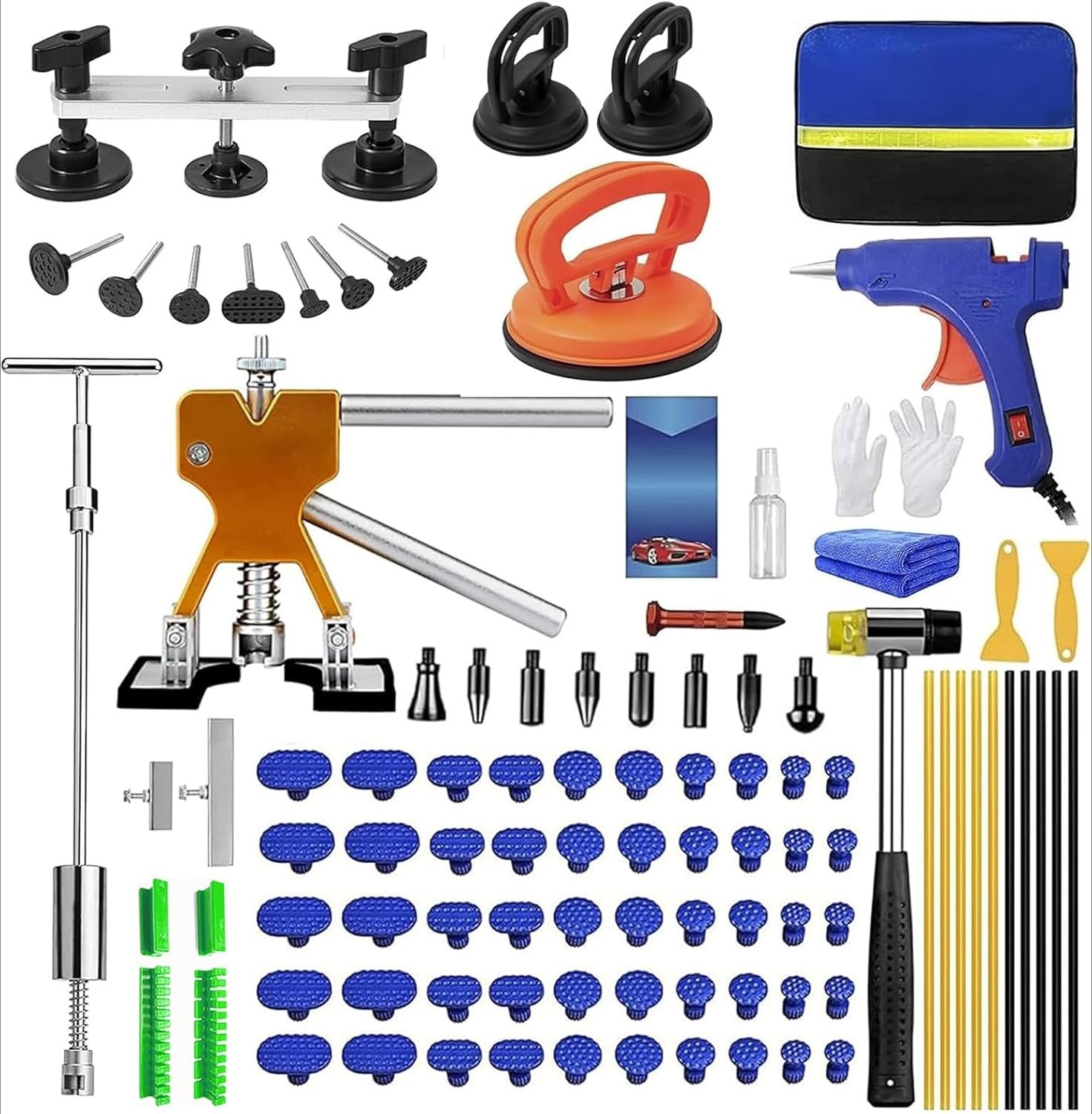 97-Piece Dent Repair Tool Kit, Automotive Dent Removal Tools