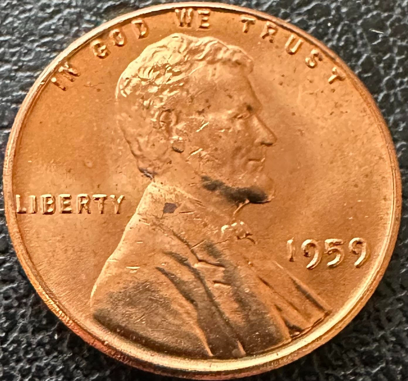 UNITED STATES 1959 - P PHILADELPHIA MINT UNCIRCULATED LINCOLN MEMORIAL PENNY