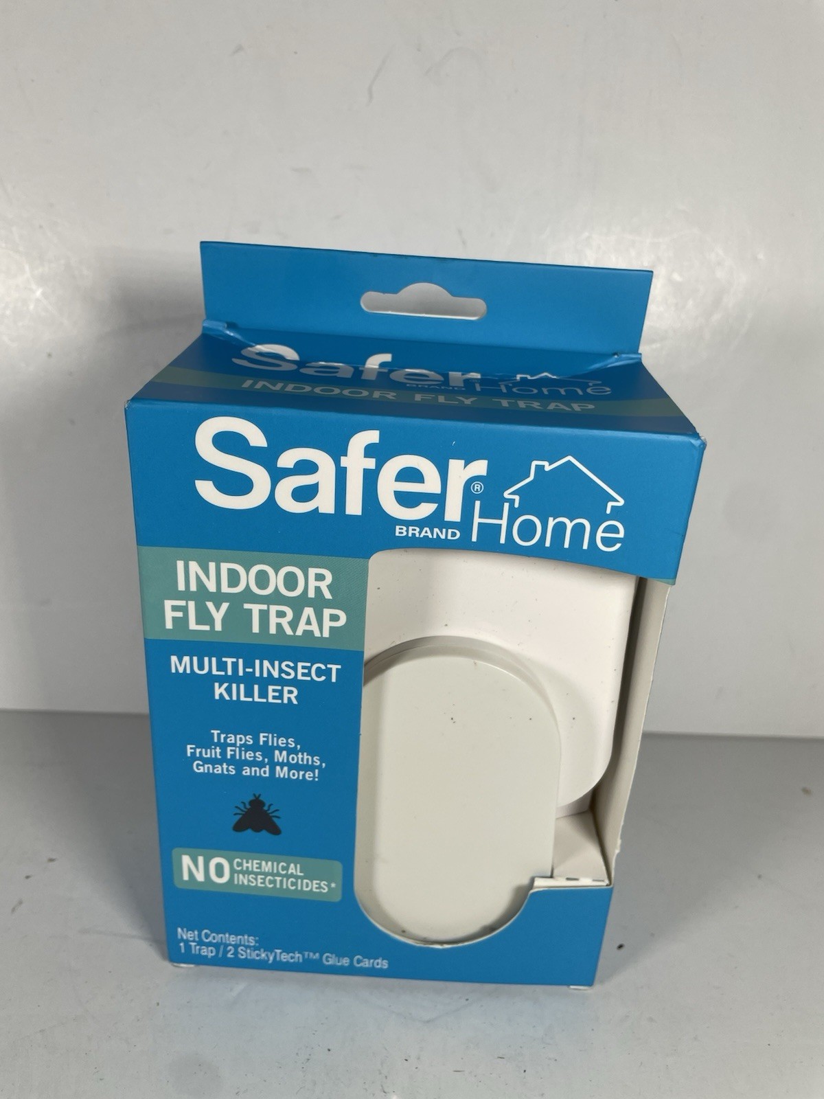 Safer Home SH502 Indoor PlugIn Fly Trap 1 Device 2 StickyTech Glue Cards