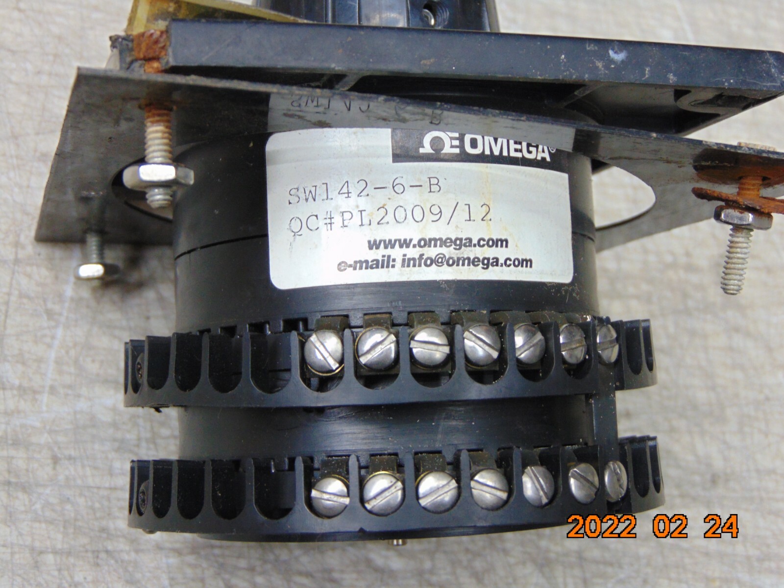 OMEGA SW142-6-B SELECTOR SWITCH