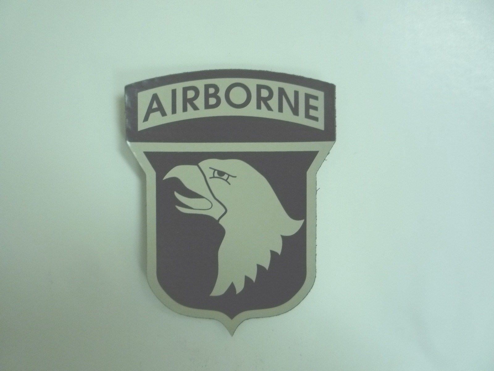 AIRBORNE IR PATCH TAN + MB 2 1/8" X 3 3/8" REJECT#245 W/VELCRO® BRAND FASTENER