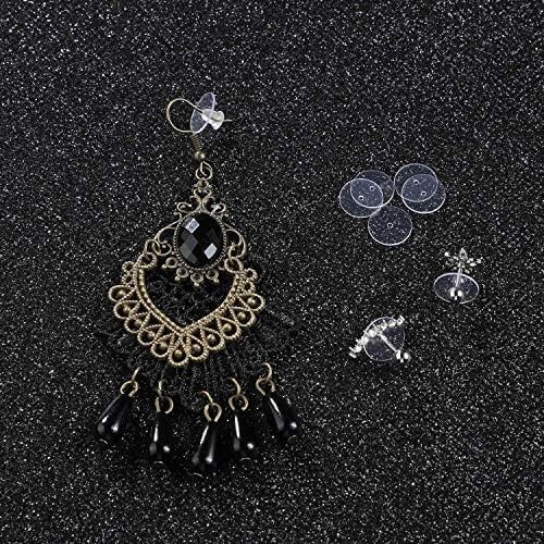 Clear Disc Pads to Stabilize Earrings Plastic Discs for Earring Backs 200