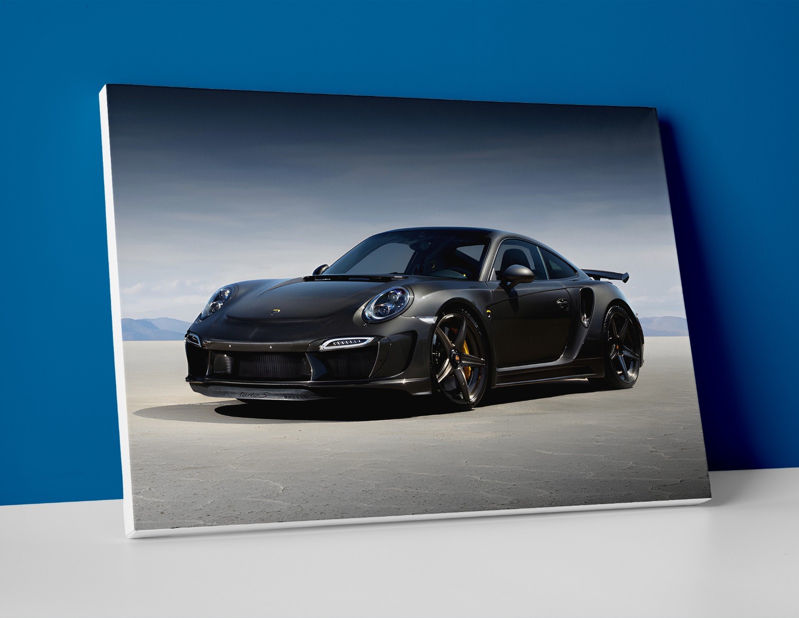 Porsche 911 Carbon Poster or Canvas - Porsche Wall Art Print Decor