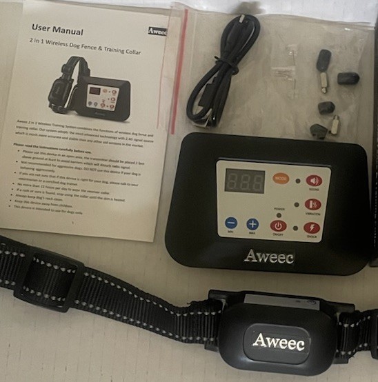 Wireless Dog Fence Remote Training Collar