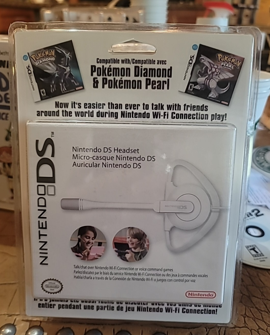 Nintendo DS Official Headset Microphone (Use For Pokemon Diamond & Pearl) NEW