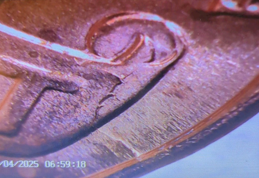 2023 Lincoln Shield Cent Die Crack Pre Cud Into Shield From OBW rolls!