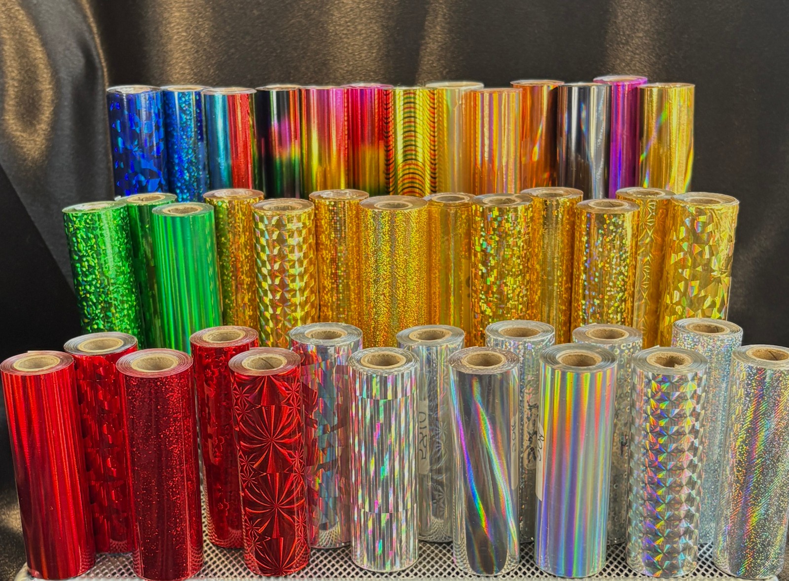 Hot Stamp Holographic Gilding Foil Rolls 50 Patterns