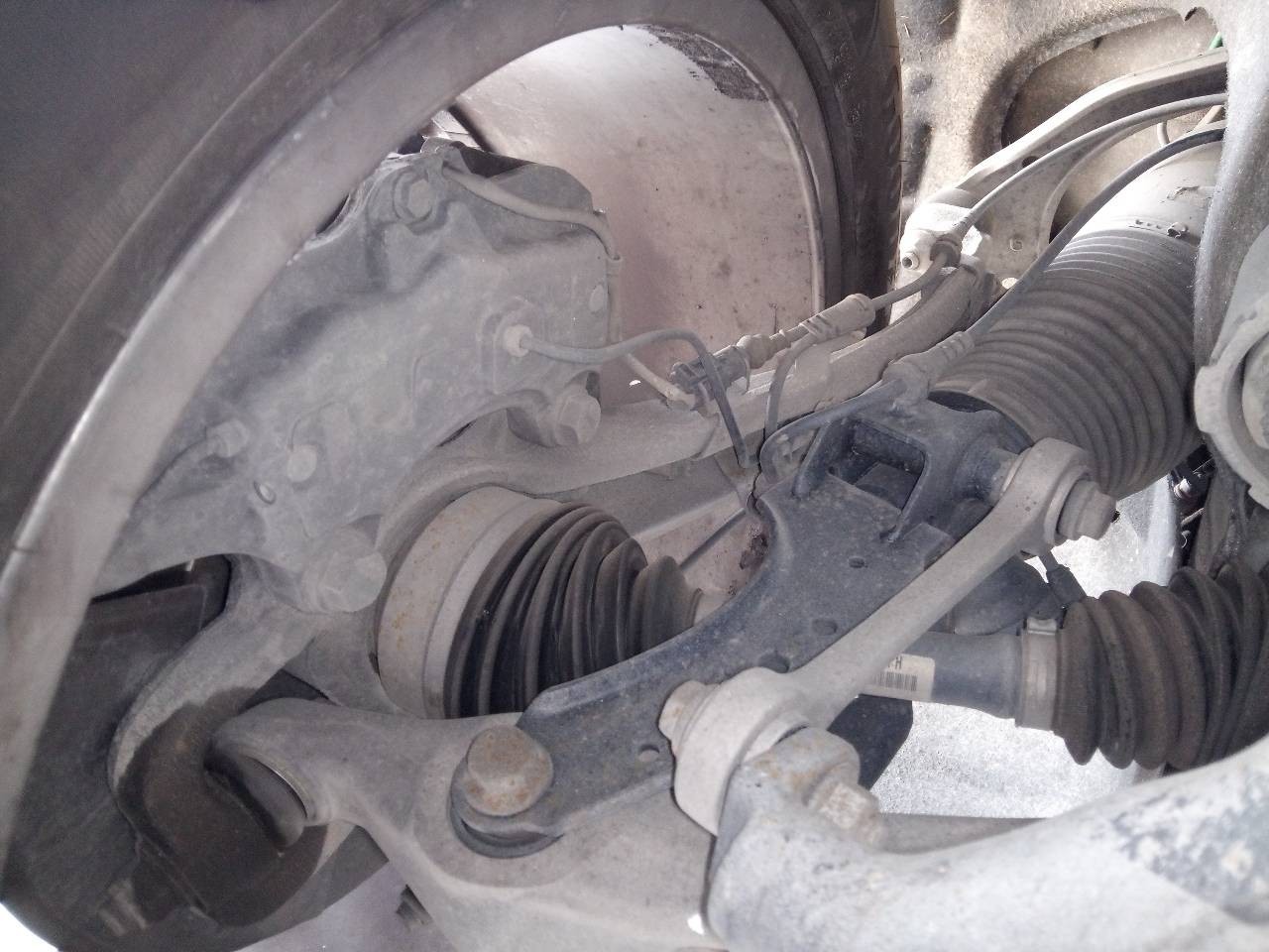 FRONT RIGHT ANKLE / 2528341 FOR AUDI Q7 4L 4.2 TDI 240KW