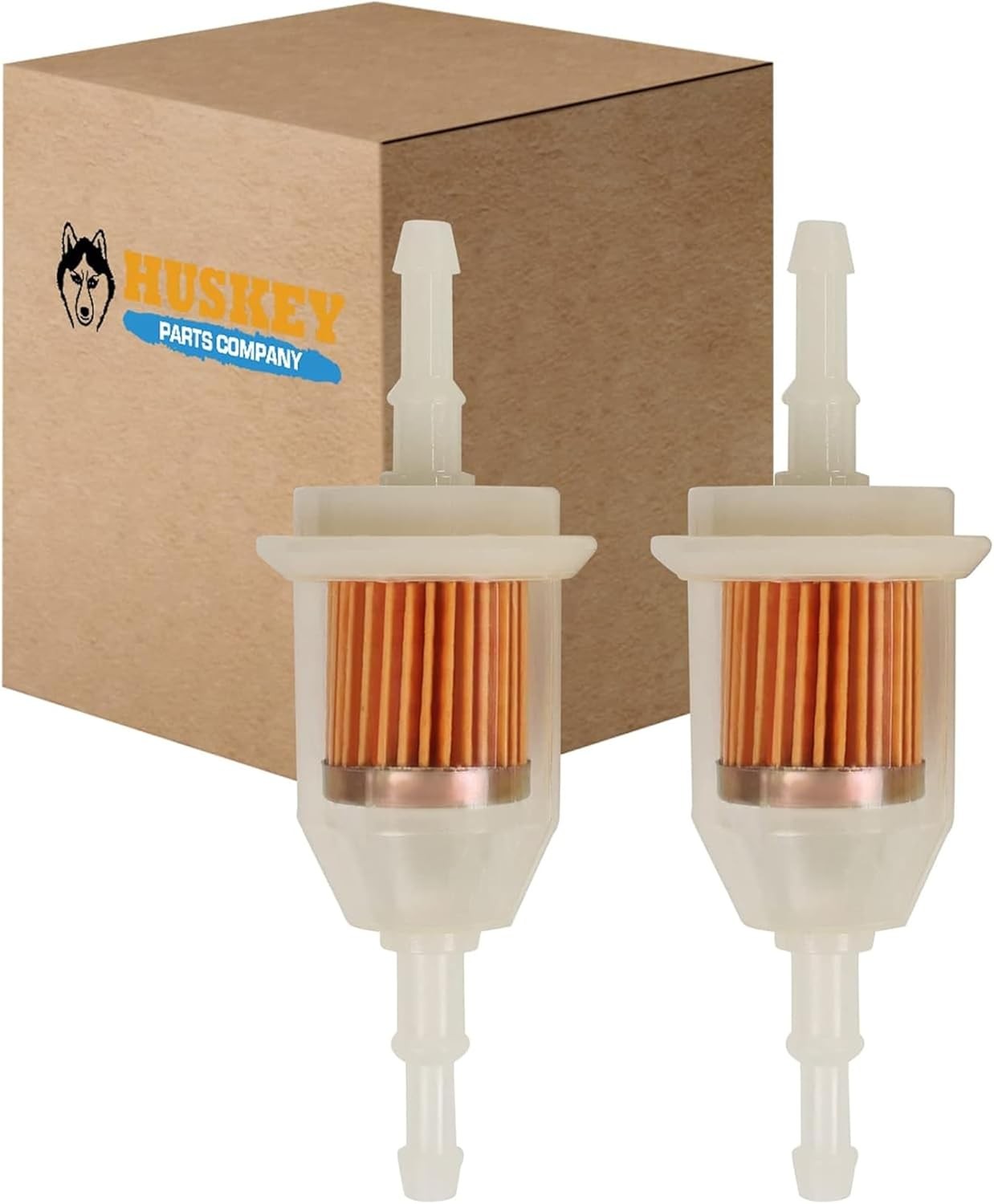 Golf Cart Fuel Filter (set of 2) Gas Filters Compatible with Club Car,Yamaha, Ez