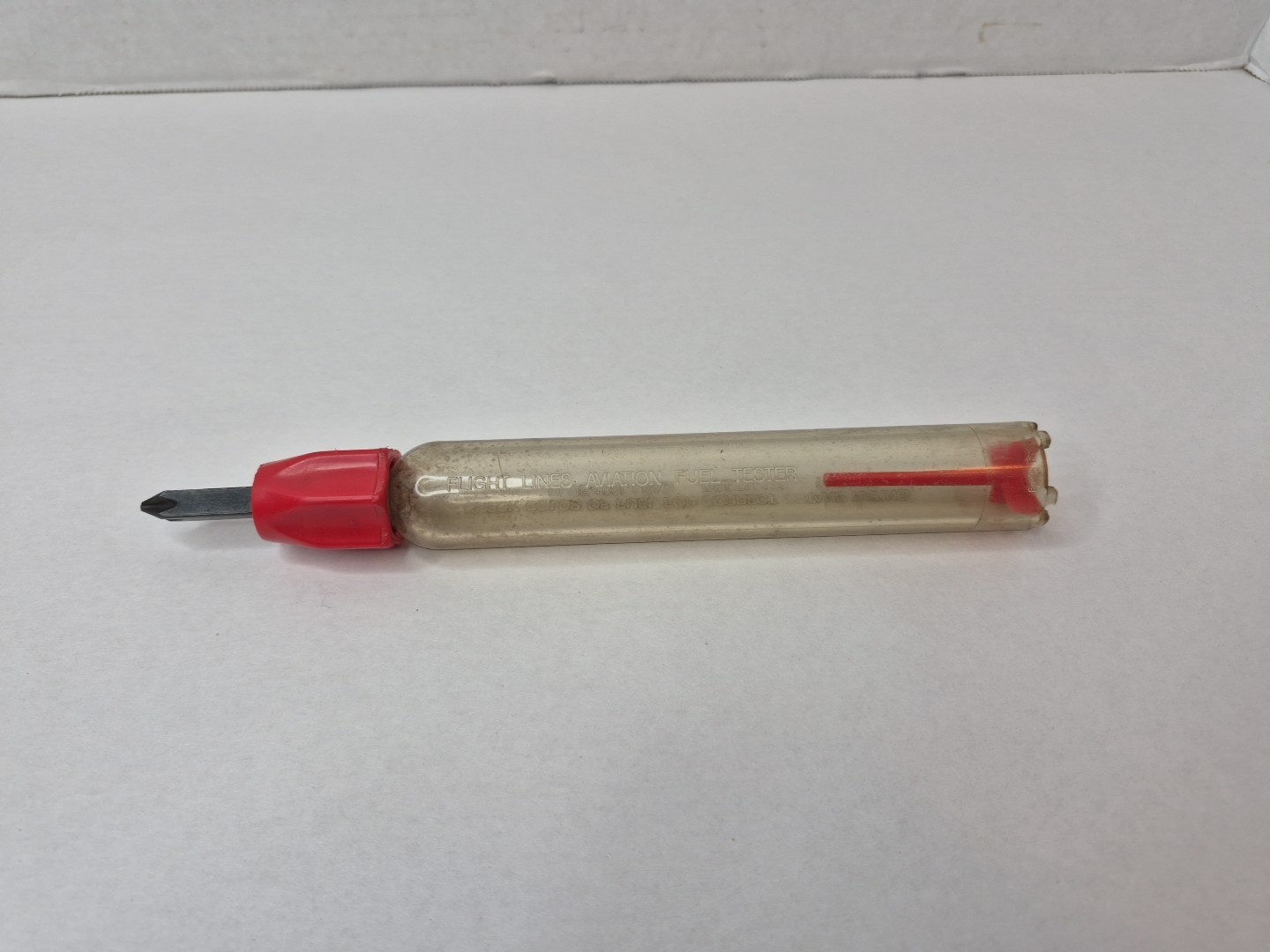Vintage Flight Lines Aviation Fuel Tester