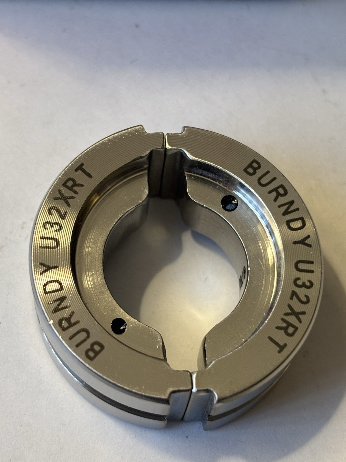 Burndy U32XRT Stainless Steel Crimp Die Index L80 #421220 USA Factory Box
