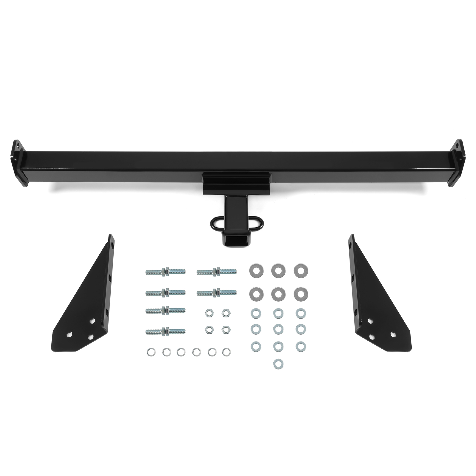 Black Class 3 Trailer Hitch 2-Inch Receiver For Nissan Frontier 2005-2024