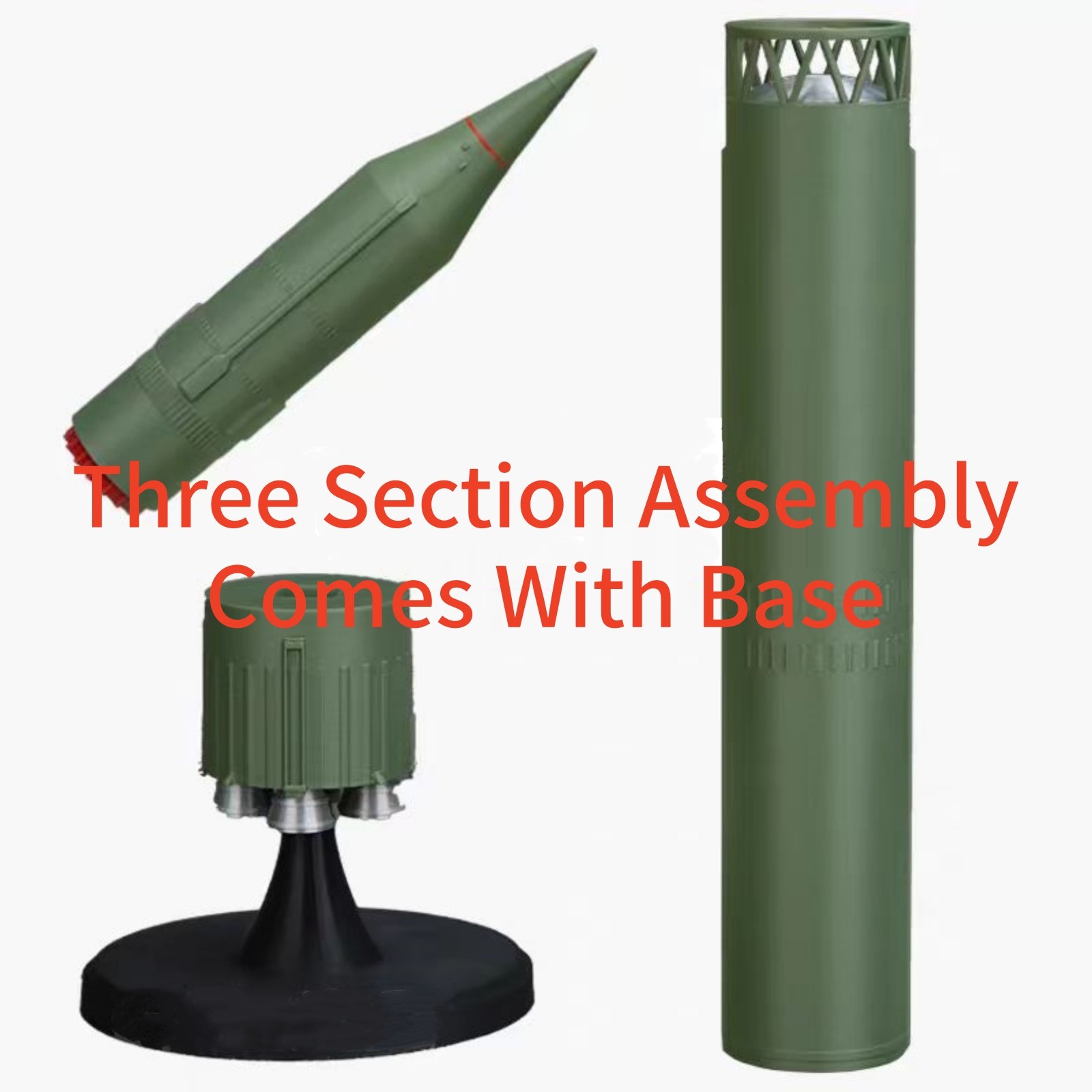 China's Dongfeng-5C Liquid-Fueled ICBM 1/72 Scale 45cm PLA Plastic Model Display