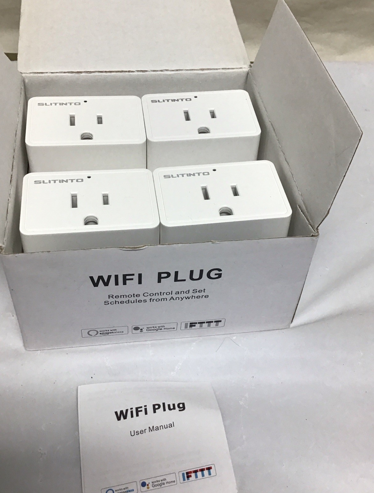 Slitinto Smart Wi-Fi Plug Mini 4 Pack - New Free S&H