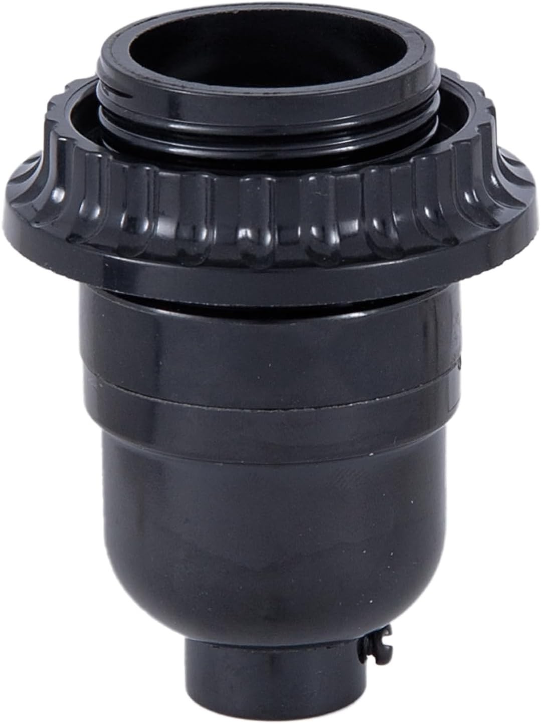 B&P Lamp® Long Keyless Black Plastic Phenolic Socket with Medium Base, Thread...