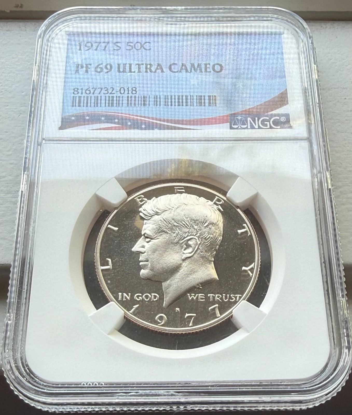 1977-S Kennedy Proof Half Dollar ~ NGC PF69 Ultra Cameo