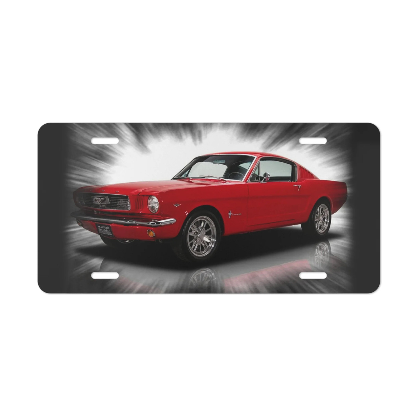 1966 Ford Mustang (3) License Vanity Plate