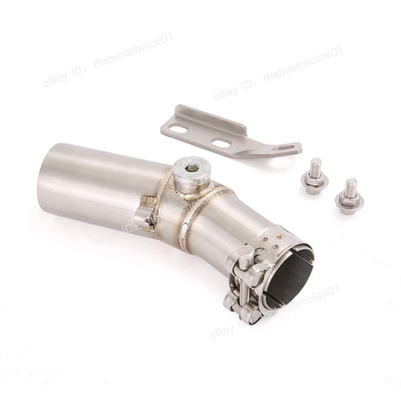 For Kawasaki Ninja 650R EX650 2006-2011 Motorcycle Mid Exhaust Link Pipe Slip On