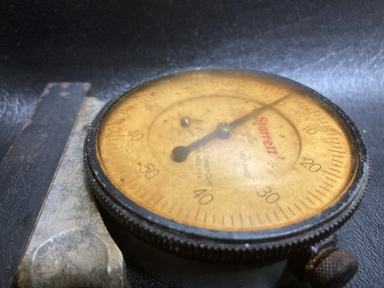 Large Starrett 655-341 Dial Indicator 1.000" range
