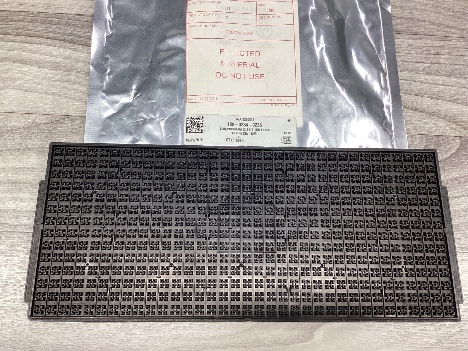 2 CHIP WAFFLE TRAYS QJ-016-REV.B #813F270