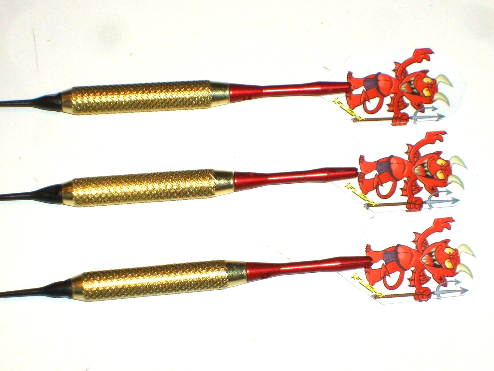 Soft Tip Darts, New 18 Gram Brass, Aluminum Shafts #922