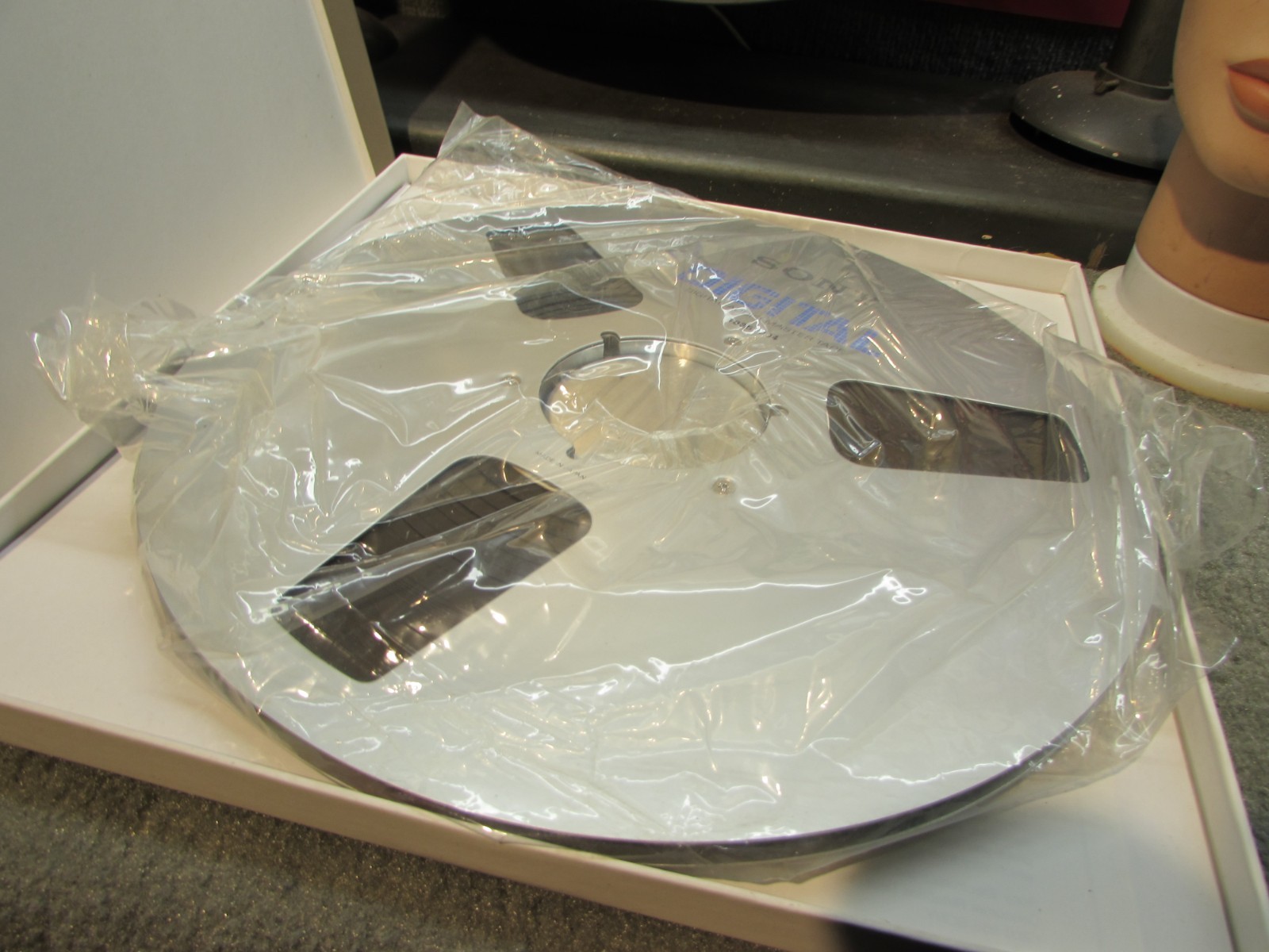 ESTATE**NOS RARE AF SONY D-¼-2190 DIGITAL AUDIO MASTER TAPE 12½x¼" ALUMINUM REEL