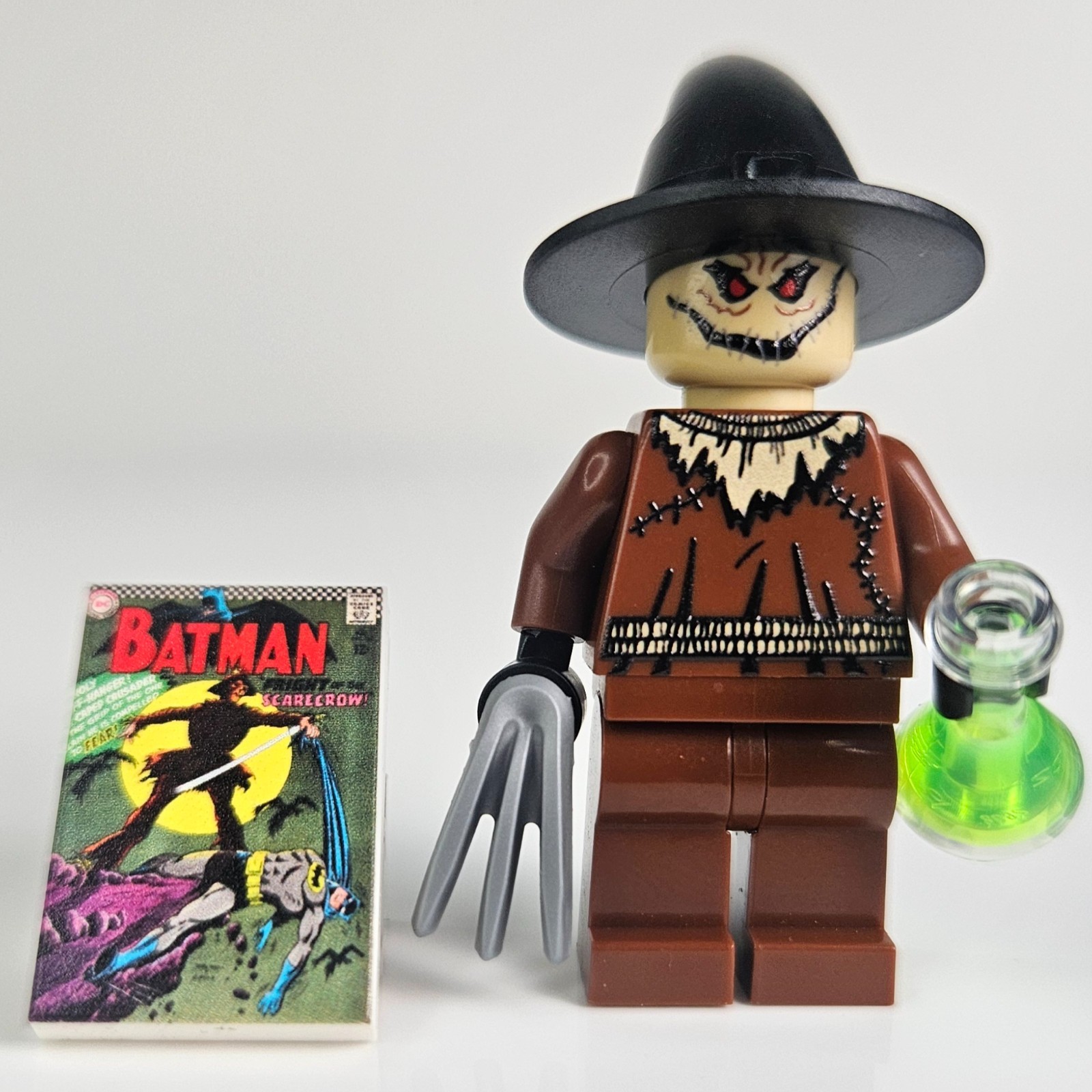 Custom Scarecrow Minifigure (UV) Printed On Genuine LEGO Pieces