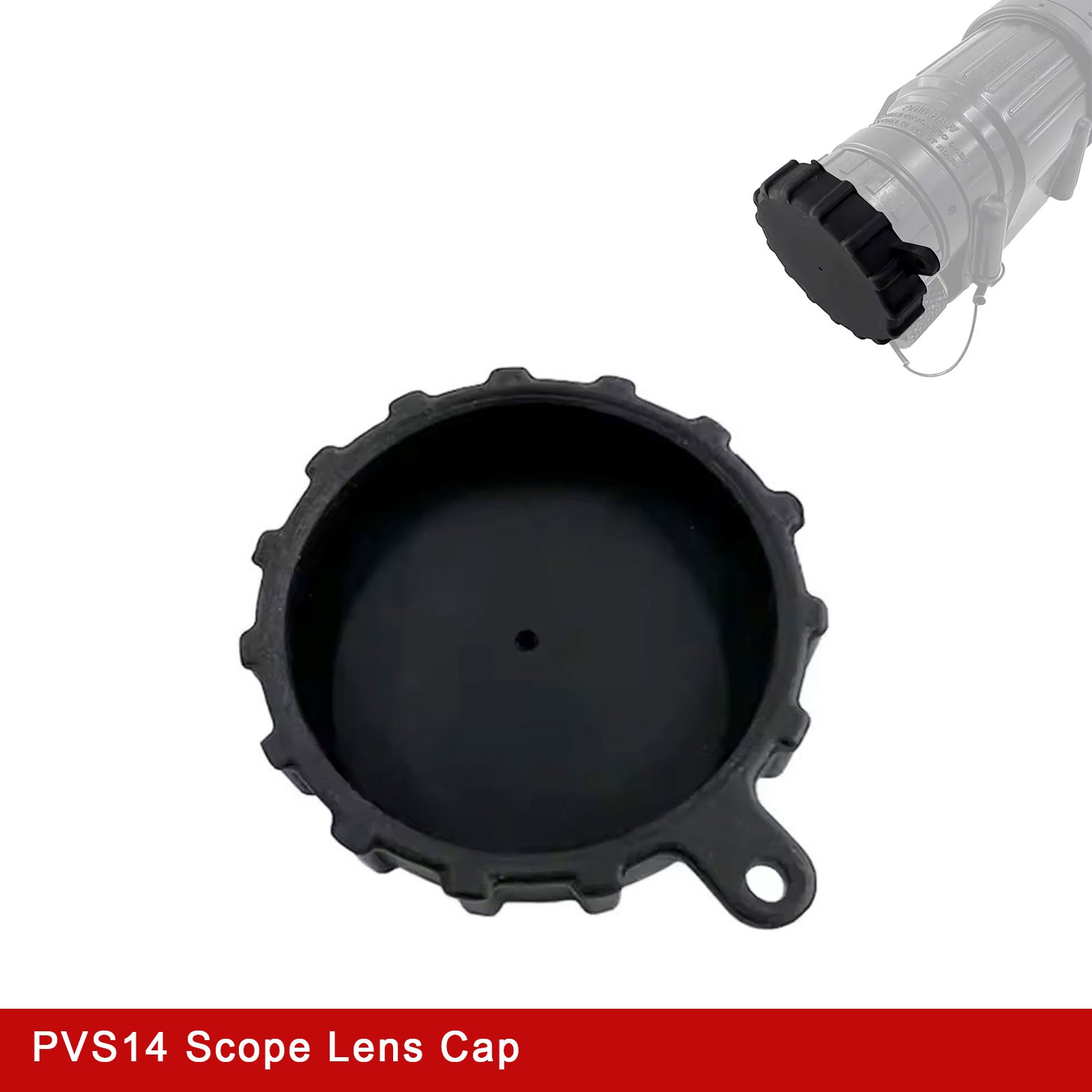 NVG Eyepiece Objective Lens Protective Cover Cap for PVS14 Night Vision Goggles