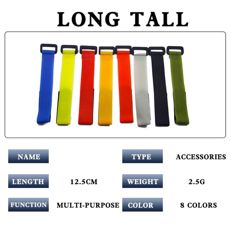 5Pcs Fishing Rod Holder Strap Fishing Tackle Tie Fasteners Outdoor Fishing Tool