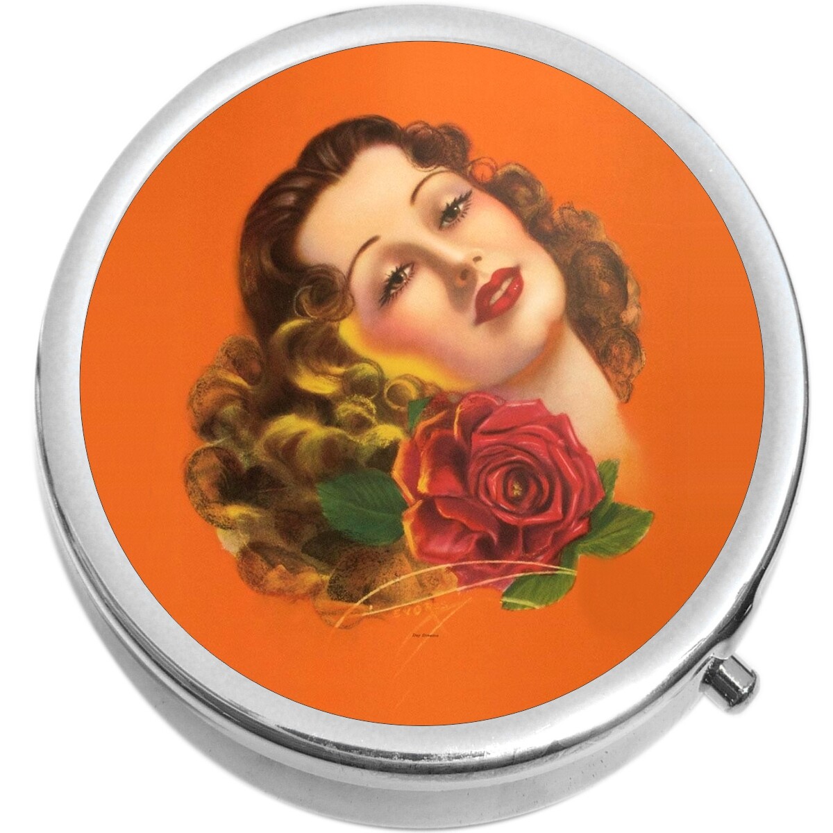 Vintage Billy Devorss  Medicine Vitamin Pill Box