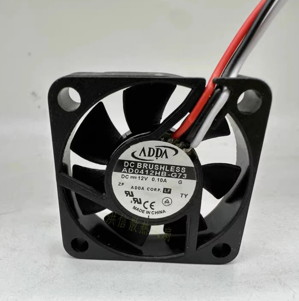 1 PCS ADDA AD0412HB-G73 DC12V 0.10A 4CM 4010 40*10MM 3 wire cooling fan amk1zk8