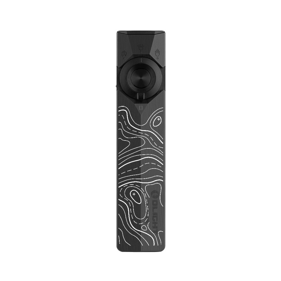 Olight ArkPro Ultra Class 3R Onyx Black CW Topo Flashlight, 1700 Lumens, 205 M