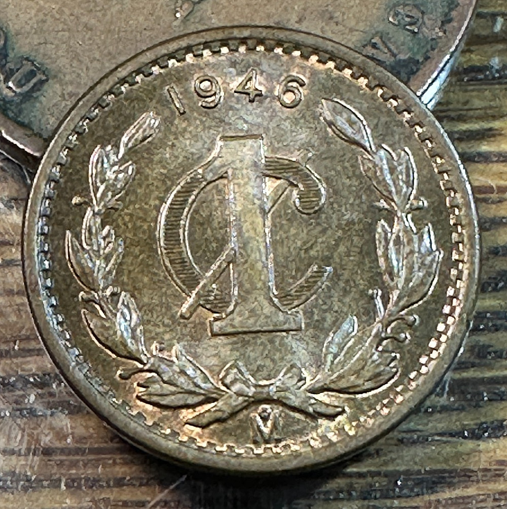1946 Mexico Centavo Nice Original Supergem BU CHRC