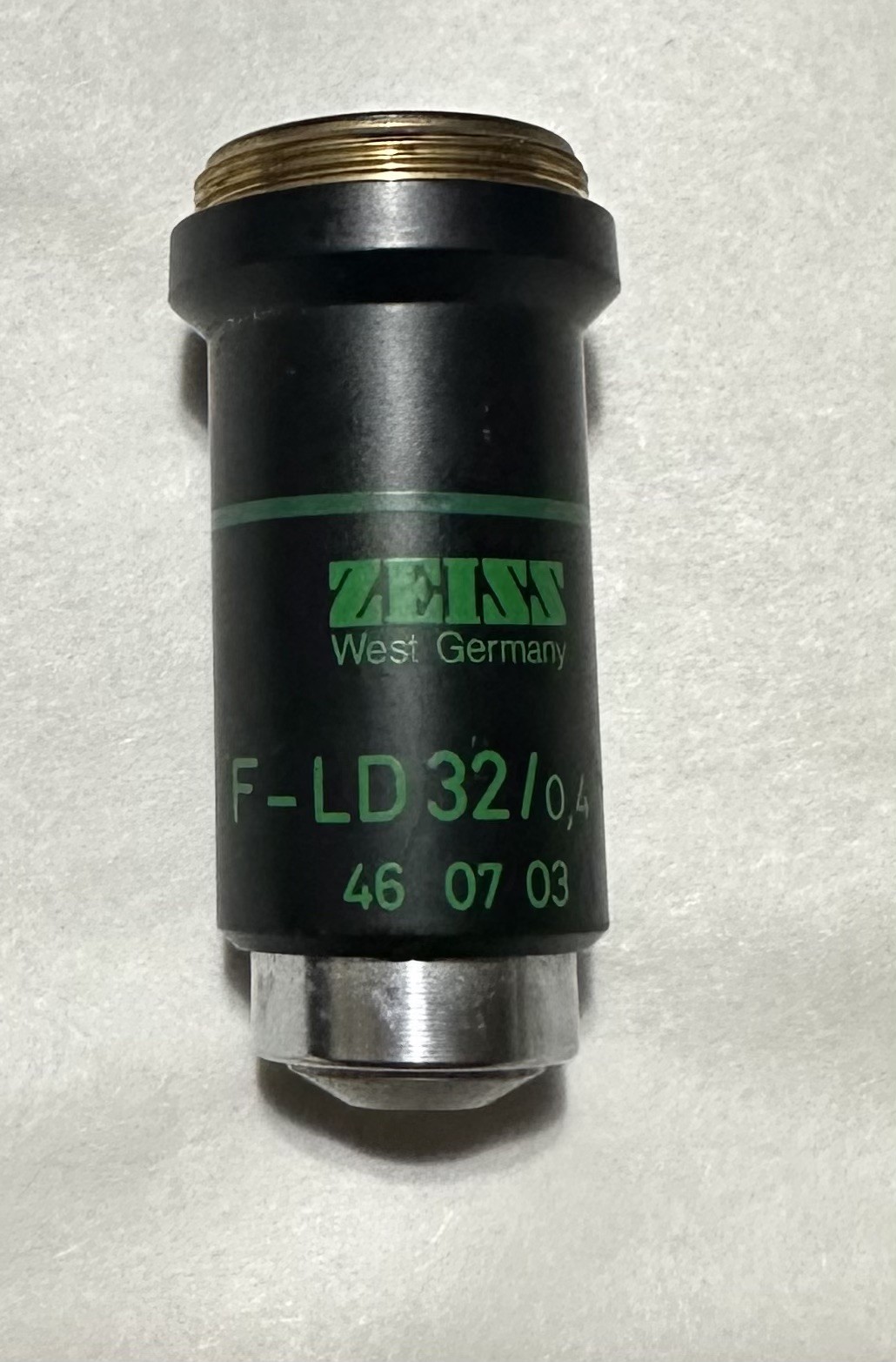 Lot of 4 ZEISS Microscope Lens
