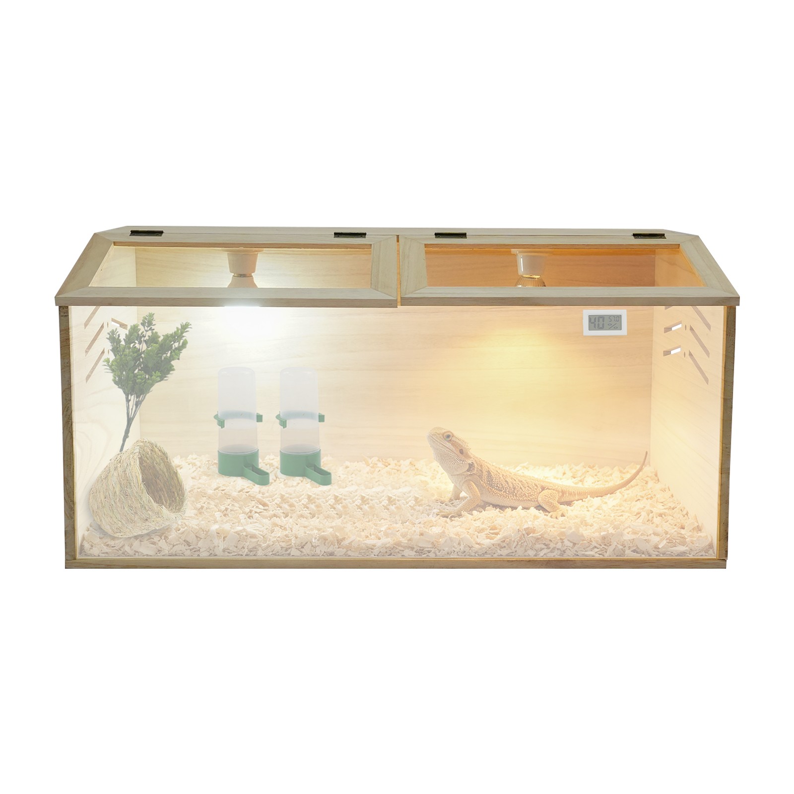 Chicken Brooder Box Indoor Small Animals Brooding Box 31.5*15.75*15.75in
