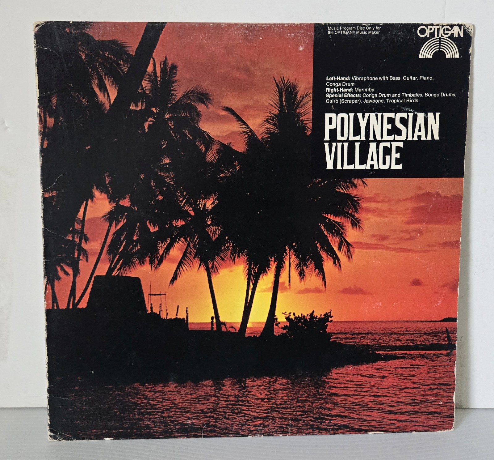 Optigan Organ Program Disc Polynesian Village