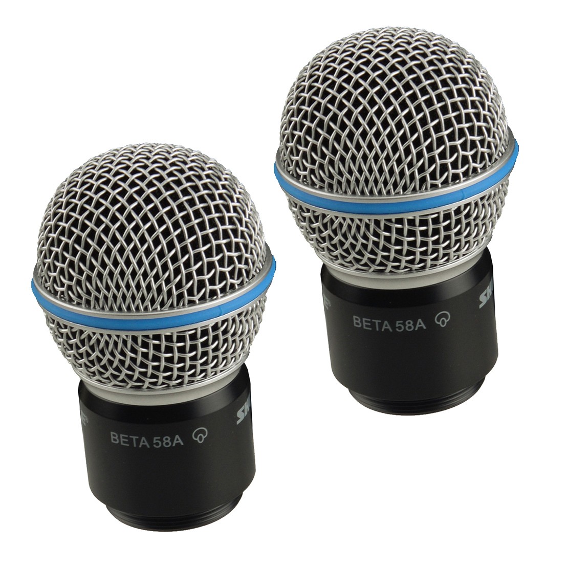 2pcs Wireless Microphone Mic Replacement Head Capsule Fit For Shure BETA58/58A