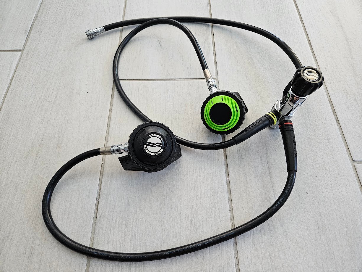 Sherwood Brut 1st Stage Yoke Scuba Regulator Diving Equipment