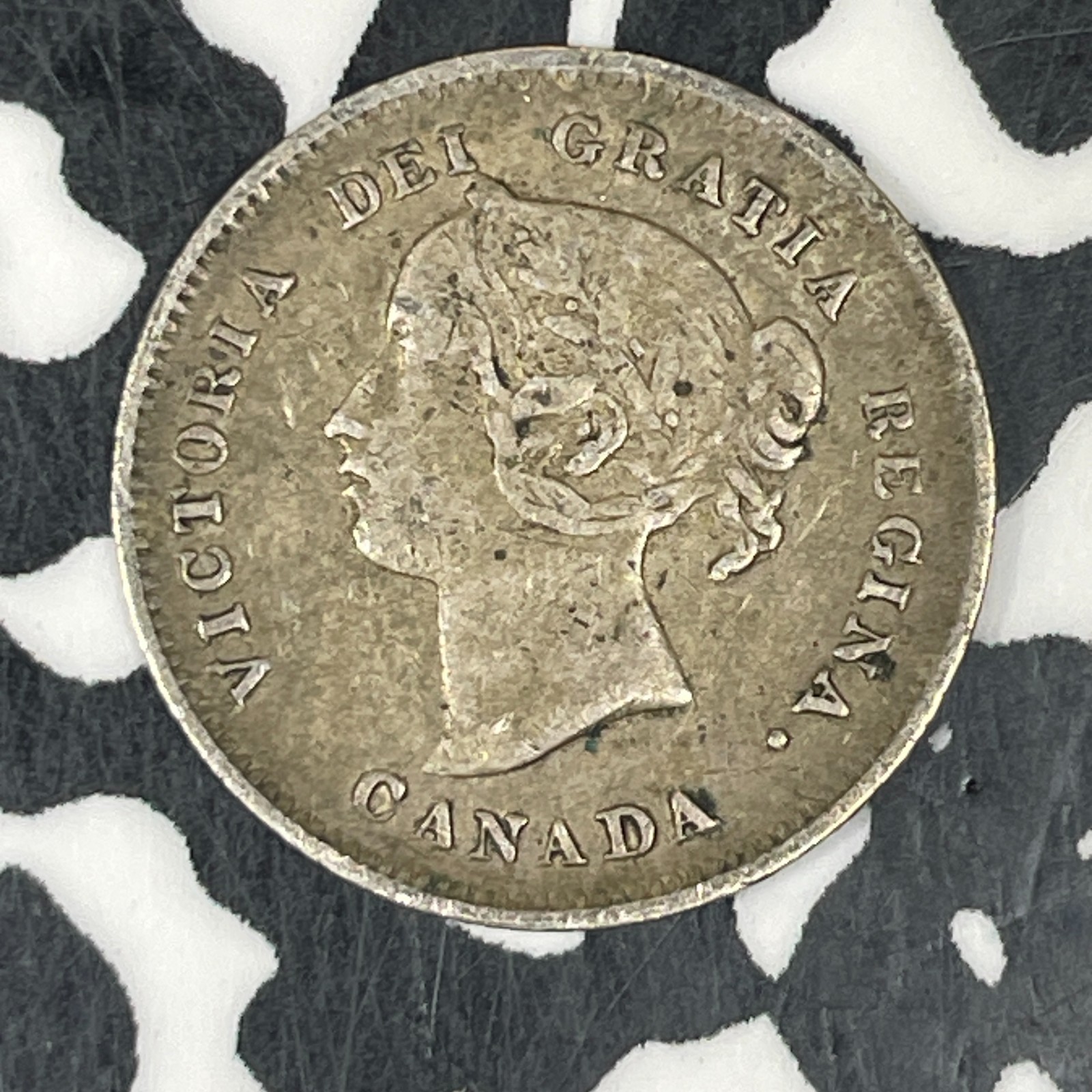 1900 Canada 5 Cents Lot#C8102 Silver! Nice!