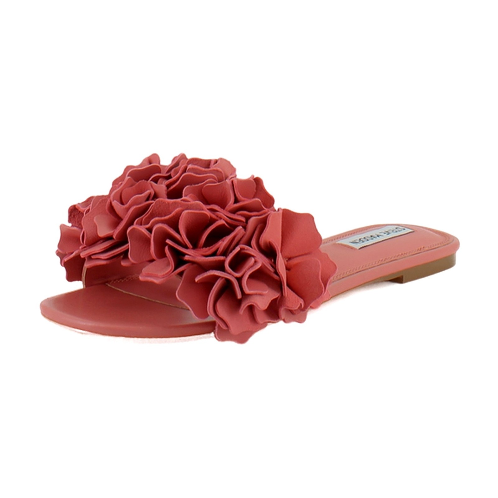 Steve Madden Flo Women's Sandals Coral Leater Size 8.5 M