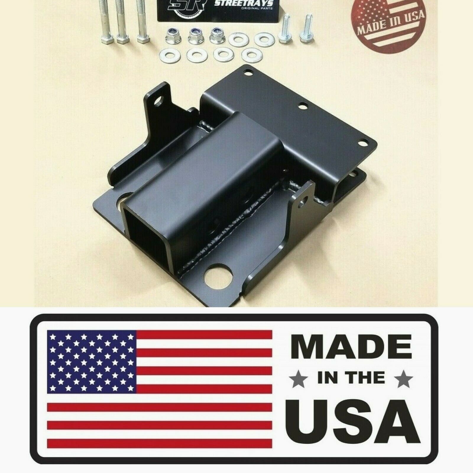 [SR] Kawasaki MULE 600 610 SX 2" Receiver Style Trailer Rear Hitch Mount Plate